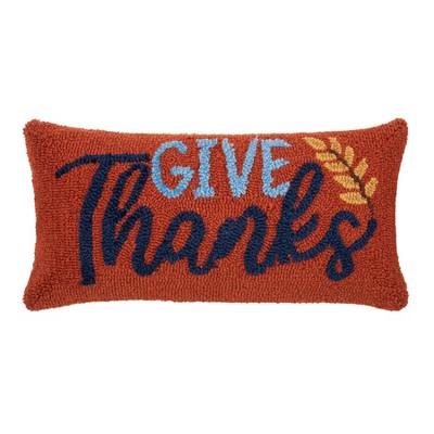 C&f Home Give Thanks Pumpkin Petite 8 X 8 Printed Pillow : Target