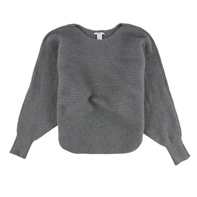 bar III Womens Ribbed Pullover Sweater