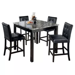 Dining Table Set Black - Signature Design by Ashley