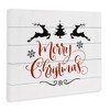 Stupell Industries Merry Christmas with Reindeer, 40" x 30" - 3 of 4