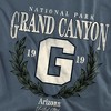 Grand Canyon National Park Laurel Wreath Adult T-Shirt Slate - 2 of 4