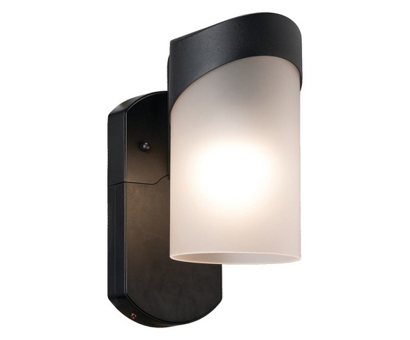 Contemporary Companion Smart Security Outdoor Wall Light Black - Maximus