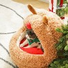 ZEZE Reindeer Yurt Covered Cat Bed-Brown - 3 of 4