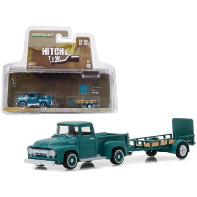 green tow truck toy