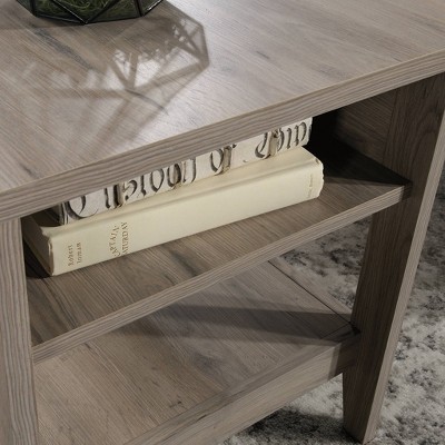 Laurel Oak Lift-Top Coffee Table with Storage and Metal Handle