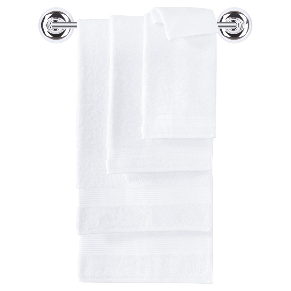 Photos - Towel 6pc Amadeus Turkish Bath  Set White - Makroteks