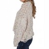 Women's Distressed Confetti Sweater - POL - 3 of 4