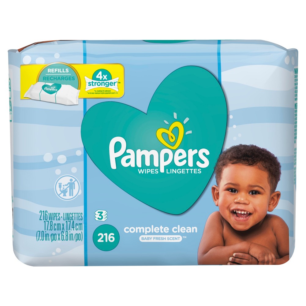 UPC 037000282631 product image for Pampers Baby Fresh Wipes 216ct | upcitemdb.com