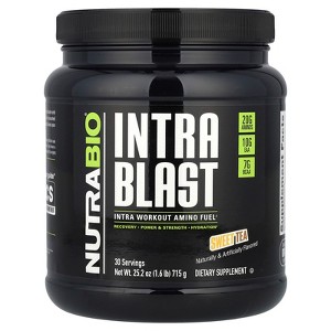 NutraBio Intra Blast, Intra Workout Amino Fuel, Sweet Tea, 1.6 lb (715 g) - 1 of 2