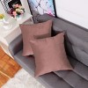 PiccoCasa Sofa Couch Bed Chair Velvet Decors Luxury Euro Square Throw Pillow Cover - 4 of 4