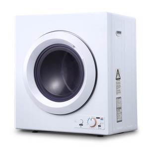 Portable Clothes Dryer, Laundry Dryer Machine 2.65 cu. ft. Compact Dryers, 1400W Front Load Tumble Stainless Steel Electric Dryers Machine - 1 of 4