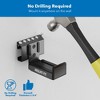 Mount-It! No Stud Sound Bar Wall Mount, Studless Soundbar Mounting Brackets for Drywall, Adjustable Depth Works with All Soundbars up to 6.1 in. Depth - 4 of 4