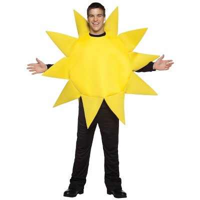 Imposta Costumes Adult Sunny Day Costume Bodysuit Yellow One Size