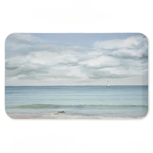 Stupell Industries That Day In Paradise Printed Anti-Fatigue Floor Mat, design by Ramona Murdock, 30"x18" - 1 of 4