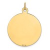 Black Bow Jewelry 14k Yellow Gold Happy Birthday Pendant, 26mm - 3 of 4