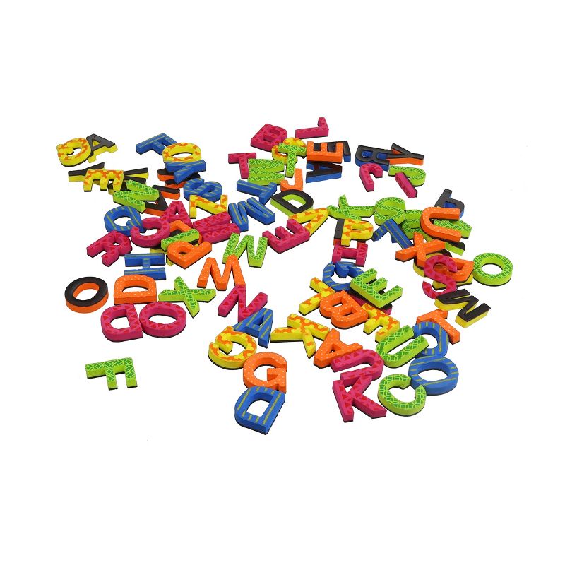Design Ideas Magnetic Alphabet Letters – 90 Colorful Foam Letters, 0.8” x 0.2” 1”, 2 of 8
