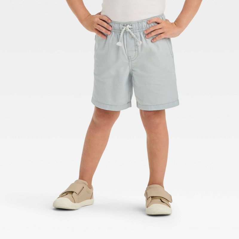 Toddler Boys' Woven Solid Pull-On Shorts - Cat & Jack™, 1 of 7