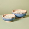 4-Wick Rim Stripe Ceramic Sun and Citron Ceramic Jar Candle Blue - Hearth & Hand™ with Magnolia - 4 of 4
