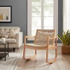 Roxby Woven Rocking Chair - Linon - image 2 of 4