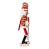 Kurt Adler 15-Inch Ski Santa With Christmas Sweater Nutcracker - 2 of 4