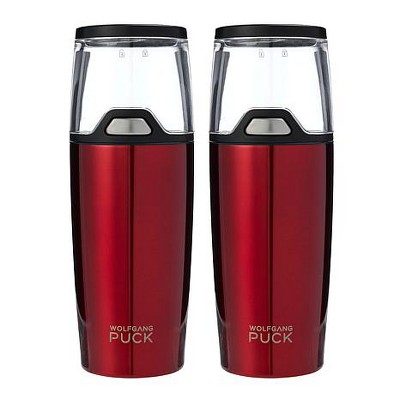 Wolfgang Puck 2-pack Battery-Operated Spice Mills with Lights