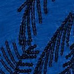 dark sapphire palm tree graphic