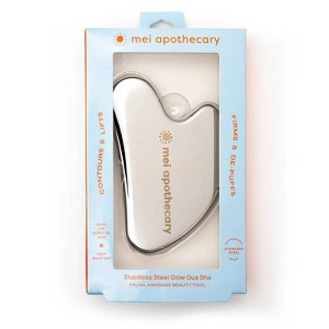 Mei Apothecary Stainless Steel Glow Skincare Gua Sha Tool - 1 of 4