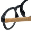 Calabria 4376CB Vintage Bi-Focal Reading Glasses with Matching Case in Wood +3.00 - 4 of 4