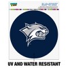UNH Primary Logo  Automotive Car Window Locker Circle Bumper Sticker - 2 of 4