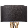 Modern Home Driftwood Nautical Wooden Table Lamp w/Block Base - 3 of 4
