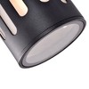 C Cattleya 2-Light Black Die-Cast Aluminum Cylinder Outdoor Wall Sconce - 3 of 4