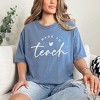 Simply Sage Market Women's Made To Teach Short Sleeve Garment Dyed Tee - 2 of 2