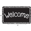 Ashley Productions® The Original Fun Mat™, Welcome Mat, 18" x 30", Black Composition Welcome - 3 of 4