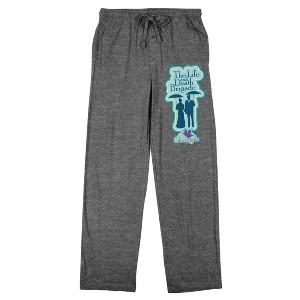 Gilmore Girls "The Life and Death Brigade" Men's Heather Gray Sleep Pajama Pants - 1 of 3