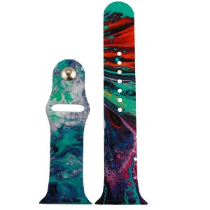 Olivia Pratt Assorted Printed Silicone Apple Watch Band - 1 of 4