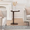 MH London Stirling 25" C Shape Solid Wood End Table - 2 of 4