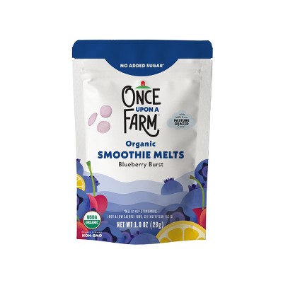 Once Upon a Farm Organic Smoothie Melts Baby Snacks - Berry Burst - 1oz