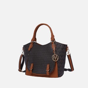 MKF Collection Talula Signature Printed Vegan Leather Women’s Satchel Bag by Mia K - 1 of 4