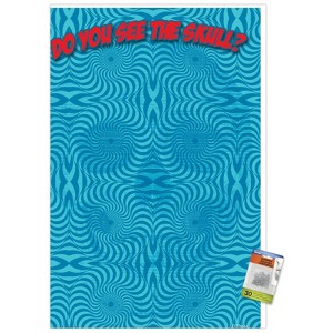 Trends International Optical - Skull Unframed Wall Poster Prints - 1 of 4