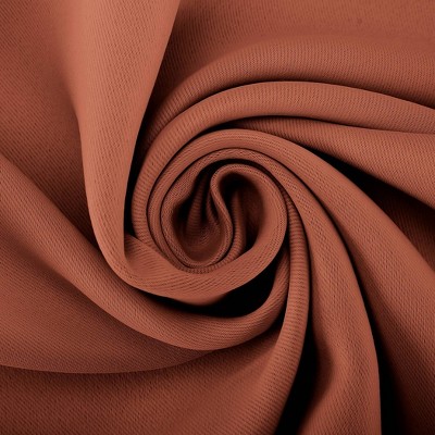 Terracotta Blackout Grommet Curtain Panel, 54" x 84"