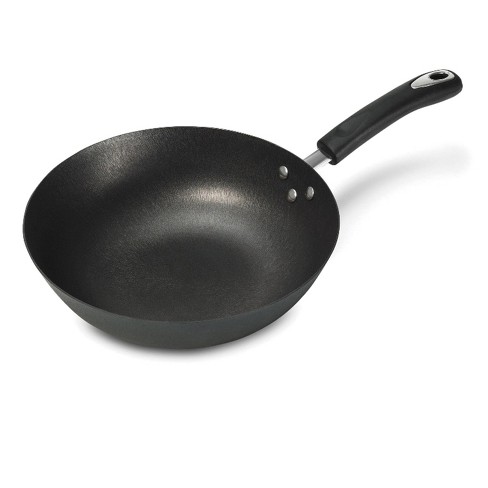Starfrit Carbon Steel Wok With Handle (12.5-in.) : Target
