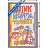 Trends International Mushrooms - Think Happy Thoughts Framed Wall Poster Prints - 3 of 4