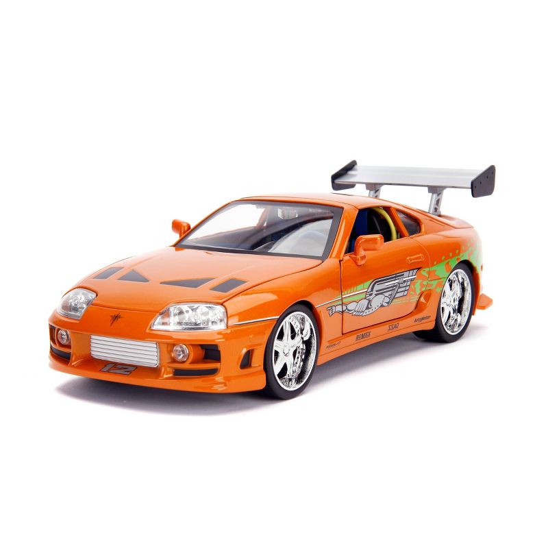 Fast &#38; Furious 1:18 Scale Toyota Supra Die-cast Vehicle with Brian Figure, 4 of 10
