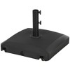 Outsunny Wheeled Patio Umbrella Base, 53lbs Water or 66lbs Sand Filled Heavy Duty Outdoor Umbrella Stand - 4 of 4