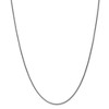 Black Bow Jewelry 1.65mm, 14k White Gold, Solid Spiga Chain Necklace - 3 of 4