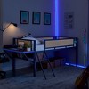 Loft Bed Full Size With LED Lights, Heavy Duty Metal Loft Beds Frame With Desk, Storage Space, Ladder & Safety Guardrail, No Box Spring Needed - image 4 of 4