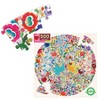 eeBoo Piece and Love Blue Bird Yellow Bird 500 Piece Round Jigsaw Puzzle - 3 of 4