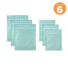 Design Imports Set of 6 Aqua Lattice A Mesh Laundry Bags: Polyester Lingerie & Wash Bag, Multipurpose, 19.75"x15.75" - 2 of 4