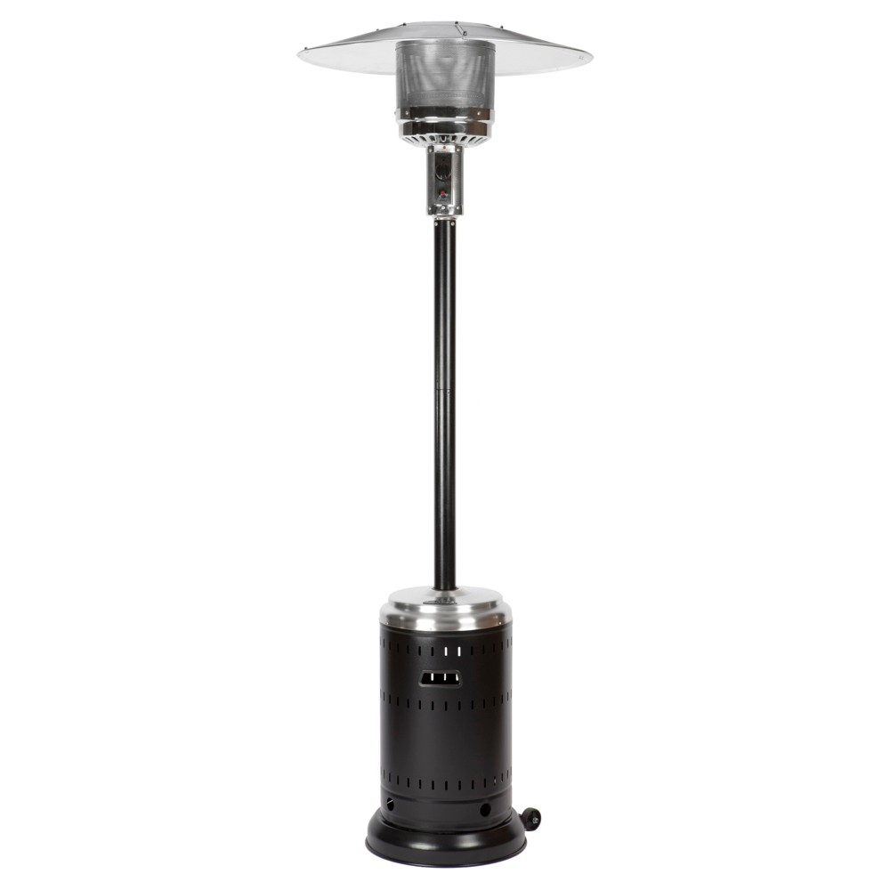 UPC 690730614440 product image for Patio Heater: Fire Sense Hammer Tone Black & Stainless Steel Commercial Patio He | upcitemdb.com