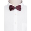INSPIRE CHIC Men's Velvet Adjustable Pre-Tied Bow Tie - 4 of 4